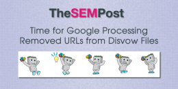 Time for Google Processing Removed URLs from Disavow Files
