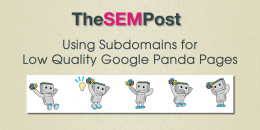 Using Subdomains for Low Quality Google Panda Pages