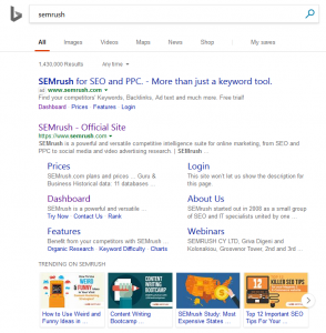 Bing Adds Trending Carousel Search Feature for Some Websites