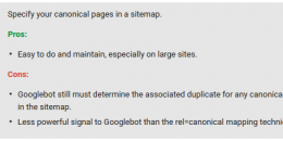 Canonicals: Sitemap Canonicals Weaker Signal Than Rel=Canonical