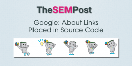 Google: About Links Placed in Source Code