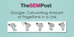 Google: Calculating Amount of PageRank in a Link