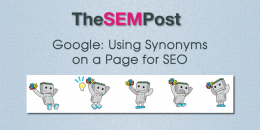 Google: Using Synonyms on a Page for SEO